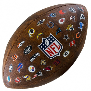 Мяч для американского футбола WILSON NFL 32 Team Logo WTF1758XBNF32 лого команды Raiders